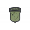 101 Inc. - Naszywka 3D - Airborne 101st - Zielony OD