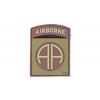 101 Inc. - Naszywka 3D - Airborne 82nd - Br?zowy