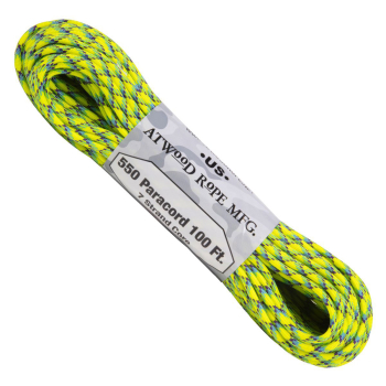 Atwood Rope - Linka MFG 550 Paracord Color Changing Patterns - 10 m - Xanthoria - CD-PC1-NL-1A