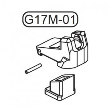 GHK - Część zamienna G17M-01 - Szczęki magazynka z uszczelką- do Glock G17 Gen3