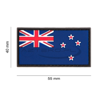 JTG - Naszywka 3D PVC - Flaga Nowa Zelandia - Color