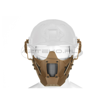 Pirate Arms - Warrior Steel Half Face Mask - Tan