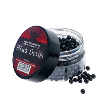Black Devils - Śrut do wiatrówki BB 500 szt. Czarny 4,5 mm 45500ZNBT
