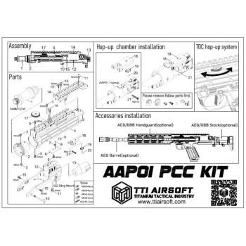 TTI Airsoft - Konwersja PCC do AAP01 - Black