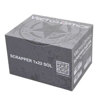 Vector Optics - Kolimator Scrapper SOL - Czerwona kropka - 2 MOA - SCRD-SM45