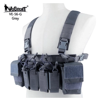 WoSport - Chest Rig Tacktical D3CRX WST - Grey