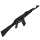 GS - Atrapa broni karabinka AK-74M AK47 / AK74 - Czarna - DS-6017