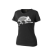 Helikon Koszulka T-shirt damska Szkielet kameleona - czarny TS-WSC-CO-01