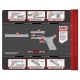 Real Avid - Mata do czyszczenia pistoletu Glock Smart Mat® - AVGLOCKSM