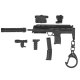 WoSport - Brelok w kształcie pistoletu maszynowego MP7