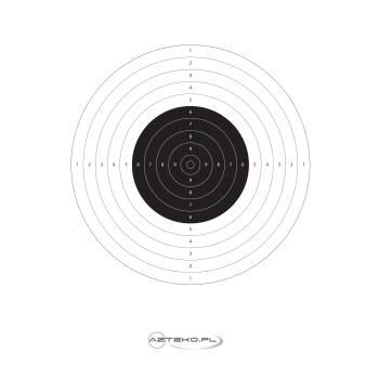 Tarcze strzeleckie sportowe - 50 szt. 185 x 185 mm - A4