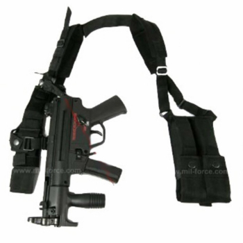 ACME - Taktyczne szelki na MP5K i magazynki - Black