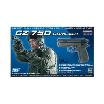 ASG - CZ 75 D Compact - Sprężynowy - 15698