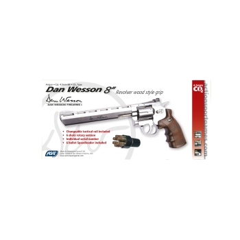 ASG - Wiatrówka Dan Wesson 8'' Stainless CO2 4,5mm
