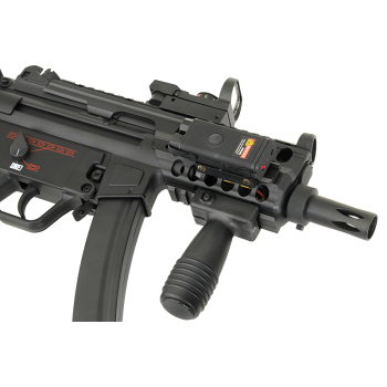 BattleAxe Łoże z szynami montażowymi do MP5K/PDW - Black