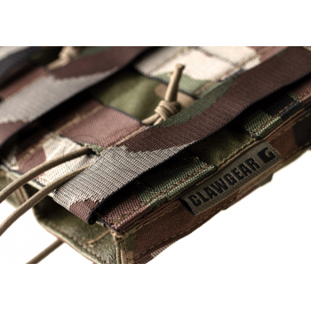 Clawgear - Ładownica M4/AK 5.56mm Open Triple Mag Pouch Core - CCE