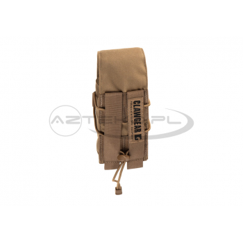 Clawgear - Ładownica na magazynek M4/AK 5.56mm Single Mag Stack Flap Pouch Core - Coyote