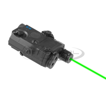 FMA - Pojemnik na akumulator w formie AN/PEQ-15 LA-5 z zielonym laserem - Black
