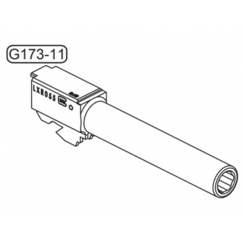GHK - Część zamienna G173-11 - Lufa Zewnętrzna - do Glock G17 Gen3