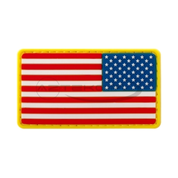 JTG - Naszywka 3D PVC - Flaga US Odwrócona - Color