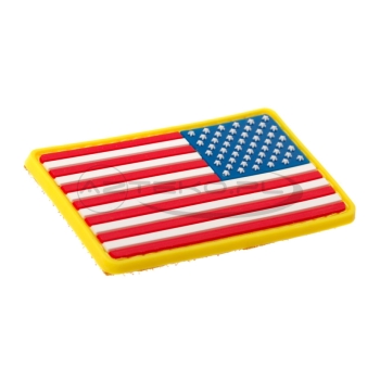 JTG - Naszywka 3D PVC - Flaga US Odwrócona - Color
