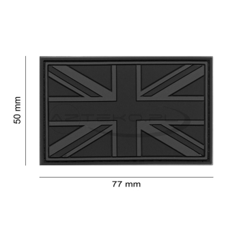 JTG - Naszywka 3D PVC - Flaga Wielka Brytania - Blackops