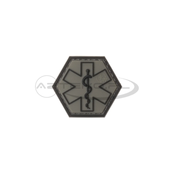 JTG - Naszywka 3D PVC - Hexagon Paramedic - Ranger Green