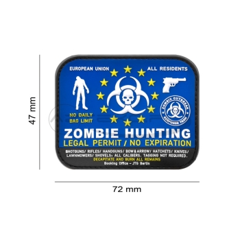 JTG - Naszywka 3D PVC - Zombie Hunter - Color