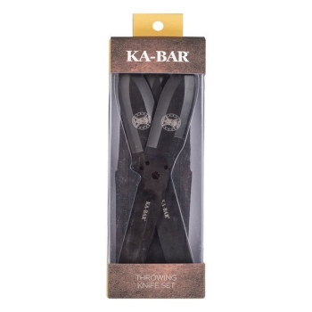 Ka-Bar 1121 - Zestaw noży do rzucania z pokrowcem - 3 szt