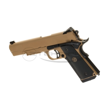 KJW - Replika pistoletu M1911 MEU - CO2 - Tan