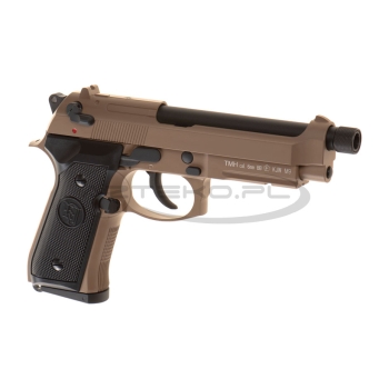 KJW - Replika pistoletu M9 A1 TBC Full Metal GBB - green gas - Tan