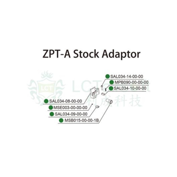 LCT - Steel stock adapter do kolb ZPT-1 oraz ZPT-3