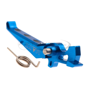 Maxx Model - Język spustowy CNC Aluminum Advanced Trigger (Style E) - niebieski