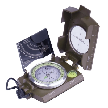 MFH - Kompas pryzmatyczny - Metalowy - 34063