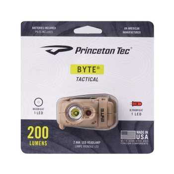 Princeton Tec - Latarka czołowa BYTE TACTICAL - 200 lumenów - MultiCam - BYT-TAC-MC