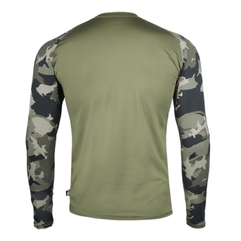 Rough Radical - Koszulka termoaktywna Furious Army LS - Długi rękaw - Khaki / Moro