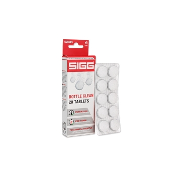 SIGG - Tabletki Bottle Clean do czyszczenia butelek, termosów i kubków - 20 szt