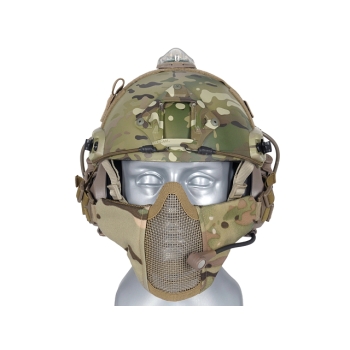 ULT Maska Stalker Evo z montażem do hełmu FAST - Czarna