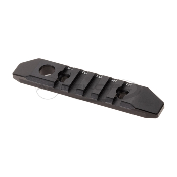WADSN - 5 slotowa aluminiowa szyna montażowa RIS w standardzie Key-Mod/M-LOCK - Black
