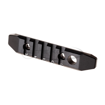 WADSN - 5 slotowa aluminiowa szyna montażowa RIS w standardzie Key-Mod/M-LOCK - Black