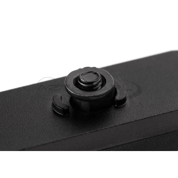 WADSN - 9 slotowa aluminiowa szyna montażowa RIS w standardzie Key-Mod/M-LOCK - Black