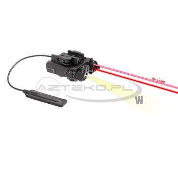 WADSN - Replika DBAL-A2 Illuminator - Czerwony laser + IR - Black