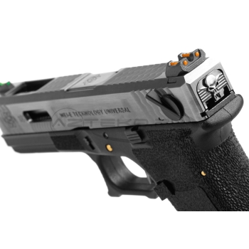 WE Replika pistoletu G18 Force - Black Silver