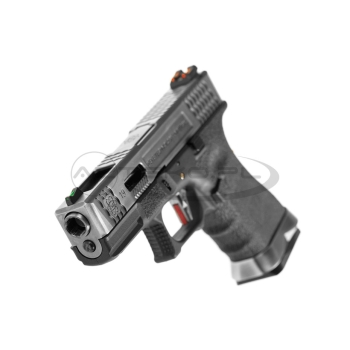 WE Replika pistoletu G19 Force Custom - Black Silver