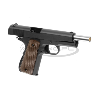 WE - Replika pistoletu M1911 Full Metal V3 GBB - Czarny