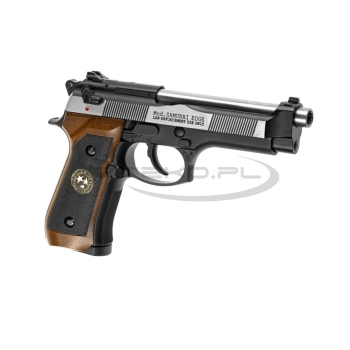 WE - Replika pistoletu M92 Samurai Edge Biohazard Full Metal Co2 - Dual Tone