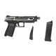 G&G - Replika pistoletu GTP9-MS - srebrna