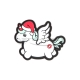 JTG - Naszywka 3D Christmas Unicorn