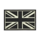 JTG - Naszywka 3D PVC - Flaga Wielka Brytania - Fosforyzująca