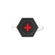 JTG - Naszywka 3D PVC - Hexagon Tactical Medic - Blackmedic
